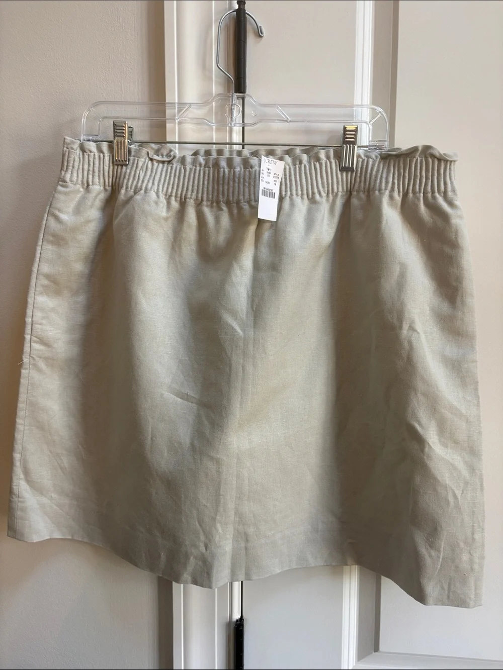 J. Crew Beige Mini Skirt